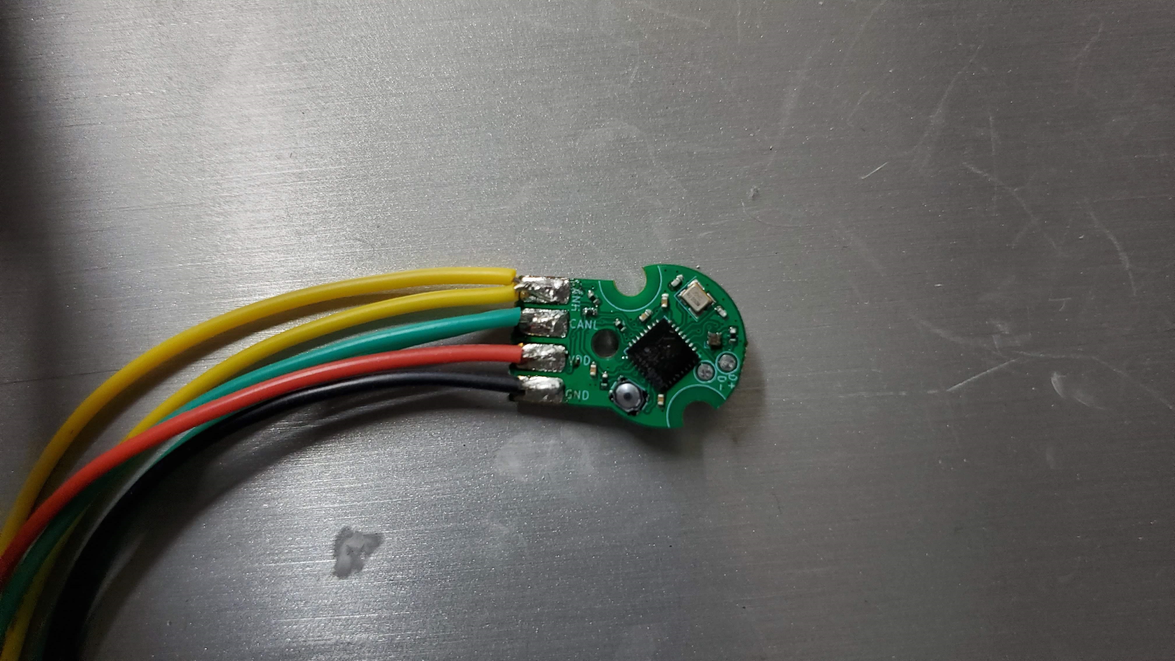 Wires trimmed to be short